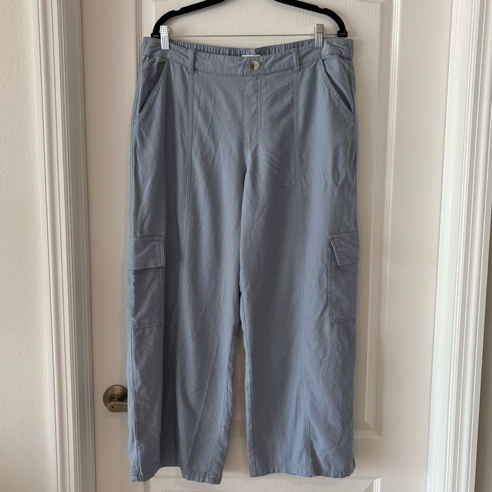 Sincerely Jules Blue/Gray Cargo Pants Size XL